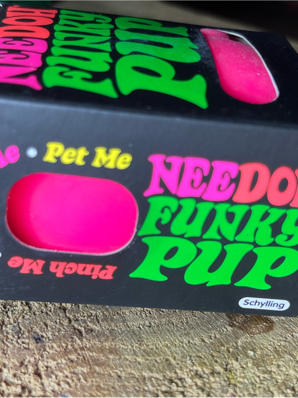 NEEDOH FUNKY PUP Pet Toy - Bright Pink